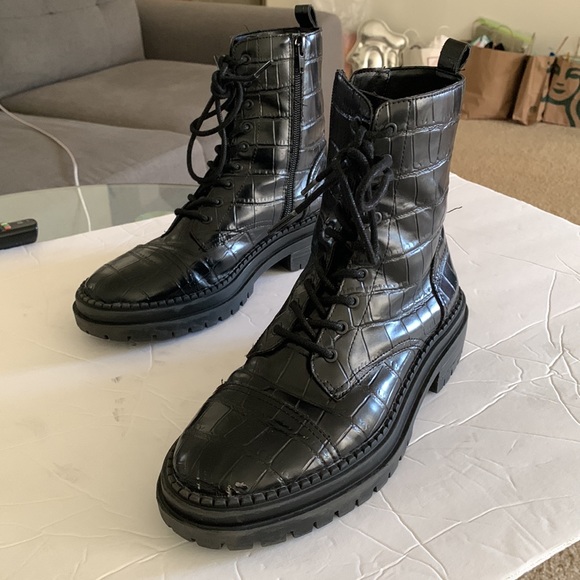 Combat Boots SIZE 6 1/2 - Picture 6 of 16